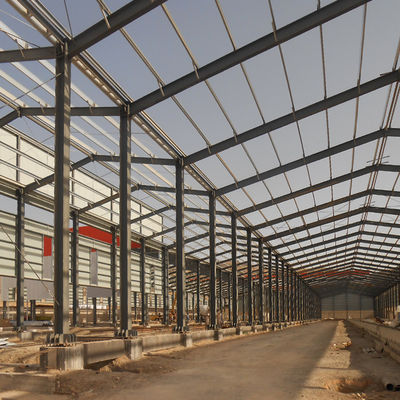 โครงสร้างโลหะ Prefabricated โครงสร้างกรอบเหล็ก OEM