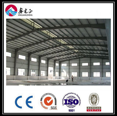 OEM Steel Frame Warehouse การก่อสร้างการปั่น H Section Steel