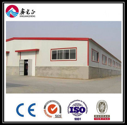 OEM Steel Frame Warehouse การก่อสร้างการปั่น H Section Steel