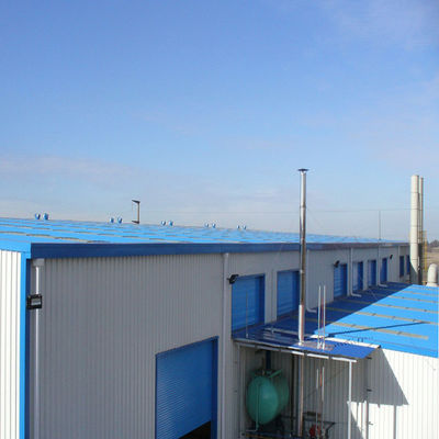 ISO Certificate Steel Structure Warehouse สถานที่จัดเก็บของเหล็ก
