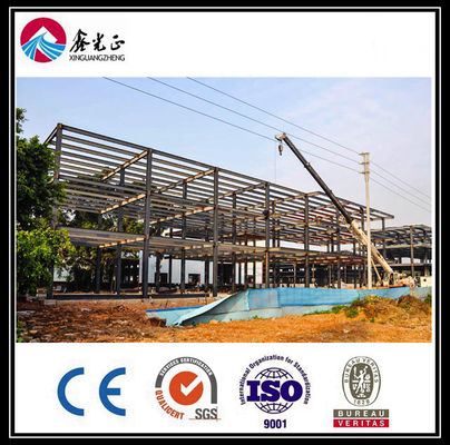 โครงสร้างสแตนเลสสําหรับอาคารโกดัง Prefab ที่กําหนดเอง