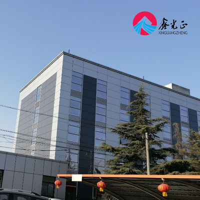 อาคารสํานักงานกราฟเหล็กหลายชั้น อาคารสํานักงาน Prefabricated CE Certificate
