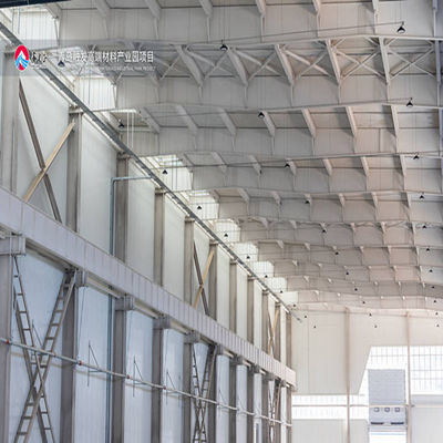 การทาสีสแตนเลส สถาปานงาน H ส่วน Prefab Steel Workshop