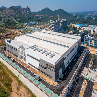 การทาสีสแตนเลส สถาปานงาน H ส่วน Prefab Steel Workshop