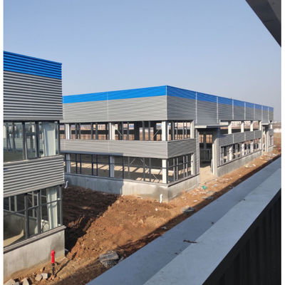 โบลท์เชื่อมเหล็ก สร้างคลังสินค้า Q355B โครงสร้างเหล็กเบา