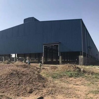 อาคารคลังสินค้า Prefab CE เหล็กเหล็กกระปุก ประหยัด