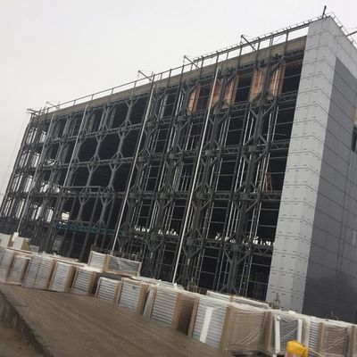 โครงสร้างโลหะ Prefabricated ทนต่อแผ่นดินไหว โครงสร้างเหล็ก OEM