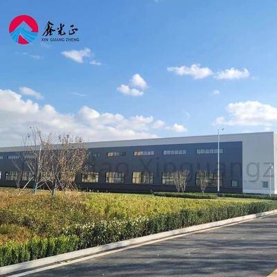 PVC Window Prefab Warehouse อาคาร โครงสร้างเหล็ก welded Warehouse OEM