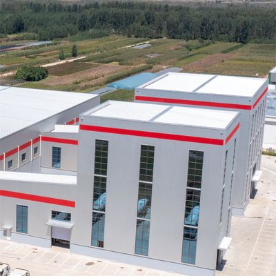 ASTM โครงสร้างเหล็ก โกดังกันเสียง โกดังเหล็ก Prefab