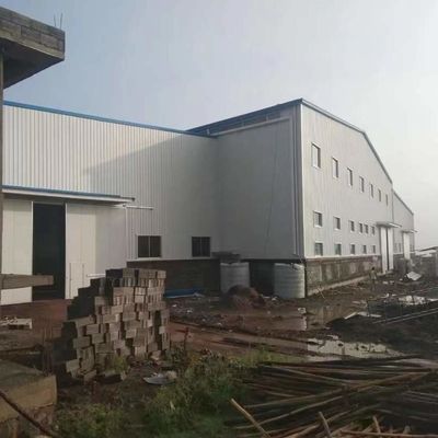 CE Steel Structure Warehouse Q355B โกดังสแตนเลสที่ทําจากเหล็ก