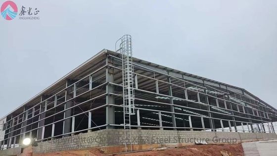 จีนที่กําหนดเอง โครงสร้างเหล็ก Prefabricated โรงงานโกดัง