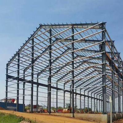 กันลม บ้านสแตนเลส Prefabricated OEM อาคารกรอบโลหะ