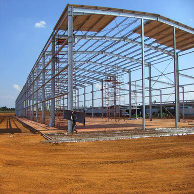 กันลม บ้านสแตนเลส Prefabricated OEM อาคารกรอบโลหะ