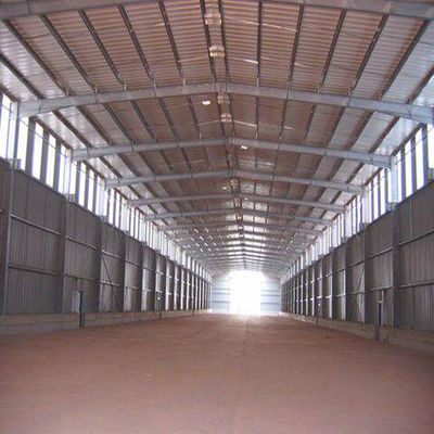 กันลม บ้านสแตนเลส Prefabricated OEM อาคารกรอบโลหะ