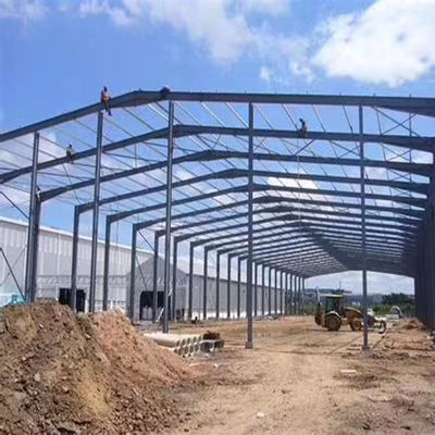 กันลม บ้านสแตนเลส Prefabricated OEM อาคารกรอบโลหะ