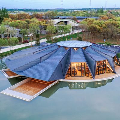 ภาค C โครงสร้างเหล็กเรือนเหล็กเรือนแสดงสินค้า