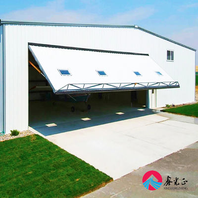 Purlin Prefab อาคารคลังสินค้า โครงสร้างเหล็ก การรักษาพื้นผิวสี