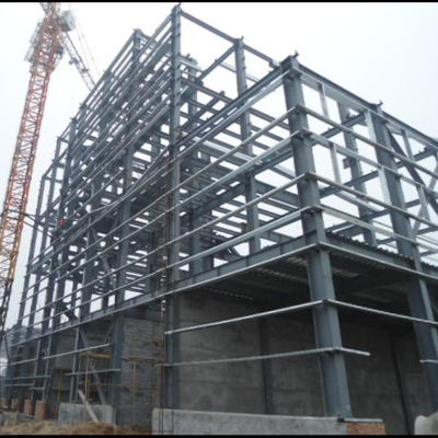 ห้องอบรมโครงสร้างเหล็กตามสั่ง พร้อมกรอบ H Beam และหลังคาแซนด์วิช
