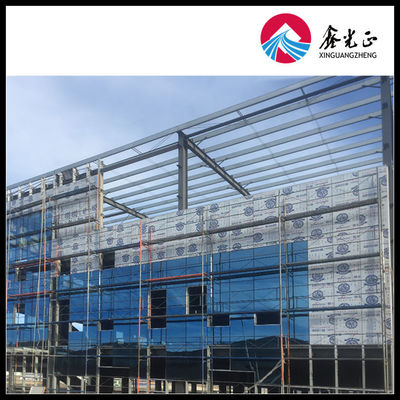 Q235B / Q345B อาคารกรอบเหล็กสําหรับโรงงานอุตสาหกรรม