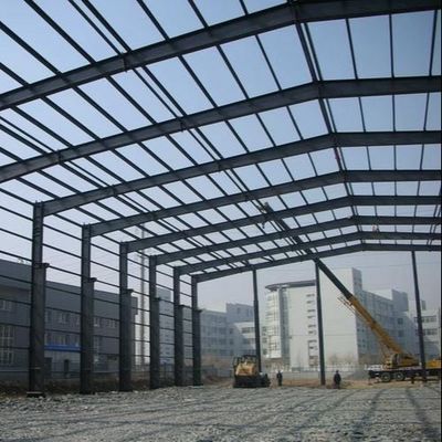 จีนที่กําหนดเอง โครงสร้างเหล็ก Prefabricated โรงงานโกดัง
