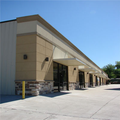 Hot Dip Galvanized Prefabricated Steel Structure คลังสินค้า ระบบบ้านทั้งหมด อาคารโรงงาน