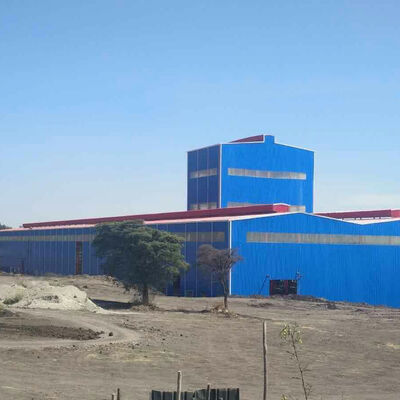 ความหนาของ Flange 5-16mm โกดังการผลิตเหล็กที่มีภาพวาด PKPM เหมาะสําหรับโครงสร้างและโครงการเหล็กภาระหนัก