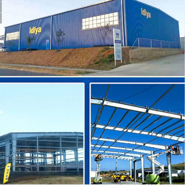 OEM โครงสร้างเหล็ก โกดังอาคารเก็บของ ประเภทรับรอง SGS