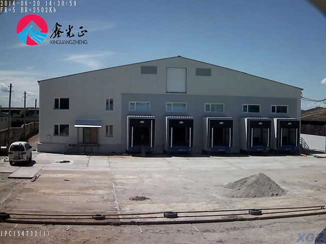 โครงสร้างสีเหล็ก Hanger อาคารอุตสาหกรรมคลังสินค้า Prefabricated 2